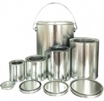 Empty Round Metal Paint Tin Cans With Lid for Paint and Candles Packaging